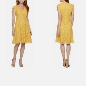 Liz Claiborne Floral Lace Dress / Size:8